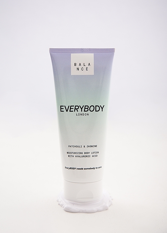 Hyaluronic Acid Moisturising Body Lotion - Everybody London Balance Moisturising Body Lotion With Hyaluronic Acid Patchouli & Jasmin — photo N2