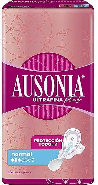 Ultra-Thin Pads, 16 pcs - Ausonia Ultrafina Plus Normal — photo N1