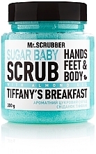 Fragrances, Perfumes, Cosmetics Sugar Body Scrub "Tiffany's Breakfast" - Mr.Scrubber Shugar Baby Hands Feet & Body Scrub