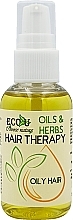 Treatment for Oily Scalp - Eco U Hair Therapy Oils & Herbs Oily Hair — photo N2