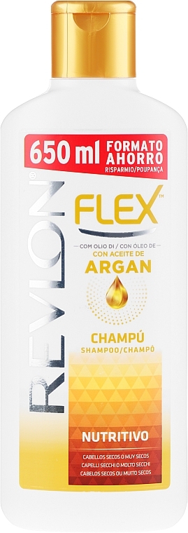 Hair Shampoo - Revlon Flex Nourishing Argan Oil Shampoo — photo N1