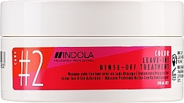 Color-Treated Hair Mask - Indola Innova Color #2 Leave-In Rinse-Off Treatment Mask — photo N2