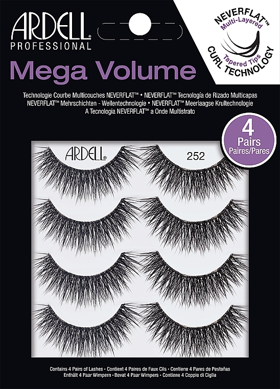 False Lashes - Ardell Mega Volume 252 — photo N1