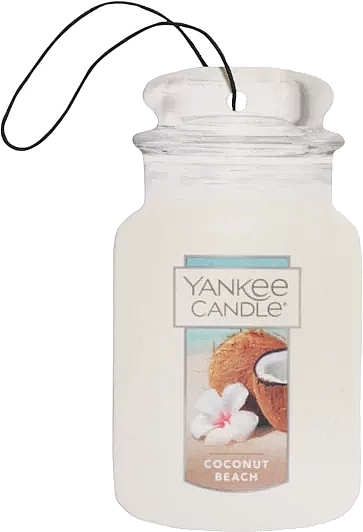 Dry Car Perfume - Yankee Candle Single Car Jar Coconut Beach — photo N1