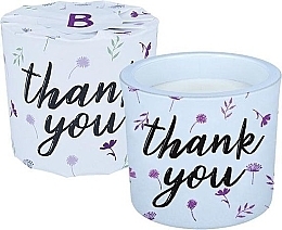 Scented Candle - Bomb Cosmetics Thank You Wrapped Candle — photo N1