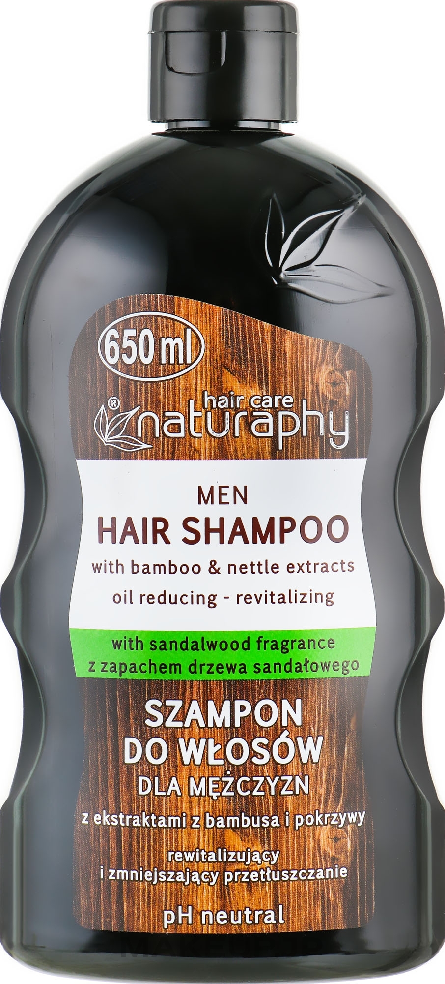 Bamboo and Nettle Man Shampoo - Naturaphy Bamboo & Nettle Extracts Man Shampoo — photo 650 ml