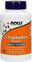 L-Tryptophan Dietary Supplement, powder - Now Foods L-Tryptophan Powder — photo N1