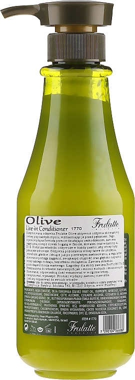 Leave-In Hair Conditioner - Frulatte Protecting Olive Leave In Conditioner — photo N24