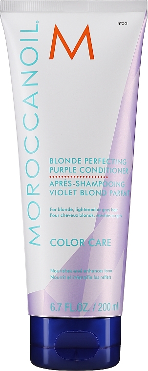 Hair Tinting Conditioner with Purple Pigment - Moroccanoil Blonde Perfecting Purple Conditioner — photo N1