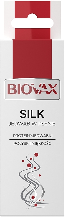 Hair Shine & Softness Spray with Silk Proteins - Biovax Silk Sprey — photo N1