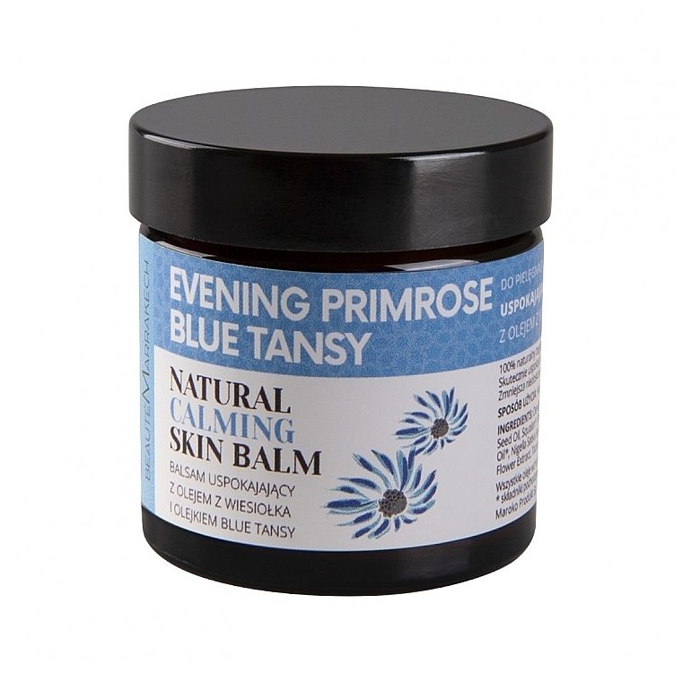 Natural Soothing Balm with Evening Primrose Oil - Beaute Marrakech Natural Calming Skin Balm — photo N1