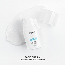 Moisturizing Face Cream with Hyaluronic Acid & Collagen - SKINBAR Hyaluronic Acid & Collagen Face Cream — photo N5