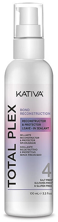 Hair Emulsion - Kativa Total Plex Reconstructor & Protector Leave In Sealant — photo N1