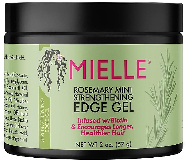 Firming Hair Gel - Mielle Organics Rosemary Mint Strengthening Edge Gel — photo N1