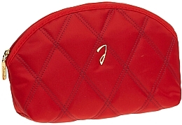 Makeup Bag, red - Janeke Small Quilted Red Pouch Empty Cod — photo N1