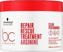 Damaged Hair Mask - Schwarzkopf Professional Bonacure Repair Rescue Treatment Arginine — photo N4