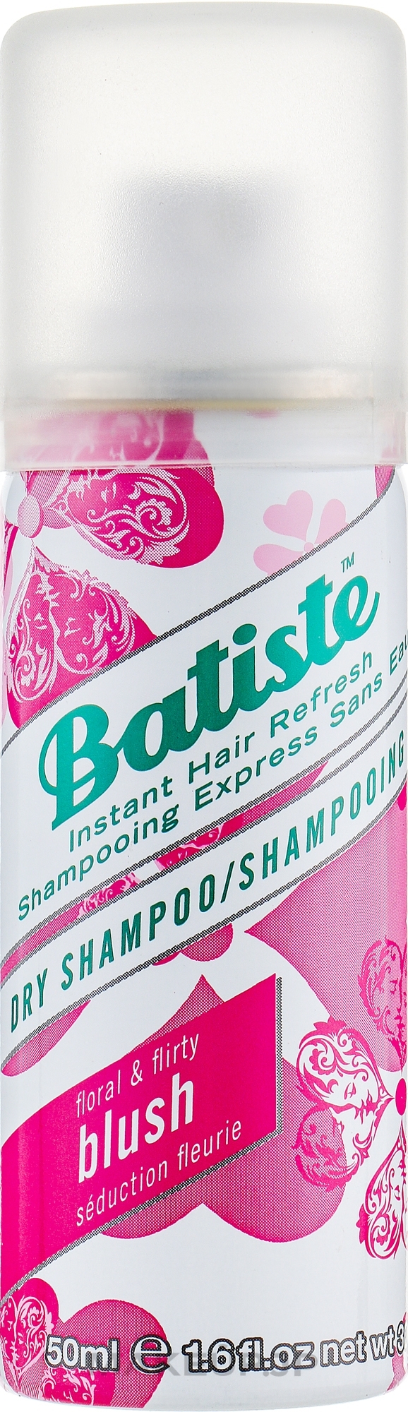 Dry Shampoo - Batiste Dry Shampoo Floral and Flirty Blush — photo 50 ml