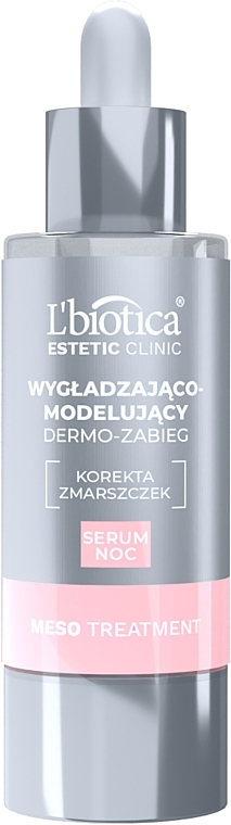 Smoothing and Sculpting Night Serum - L'biotica Estetic Clinic Meso Treatment — photo N1