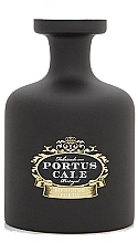 Fragrances, Perfumes, Cosmetics Diffuser Bottle 2l, black matte - Portus Cale Matt Black Glass Diffuser Bottle