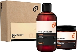 Fragrances, Perfumes, Cosmetics Set - Beviro Daily Hair Care Set (shm/250ml + paste/100g)