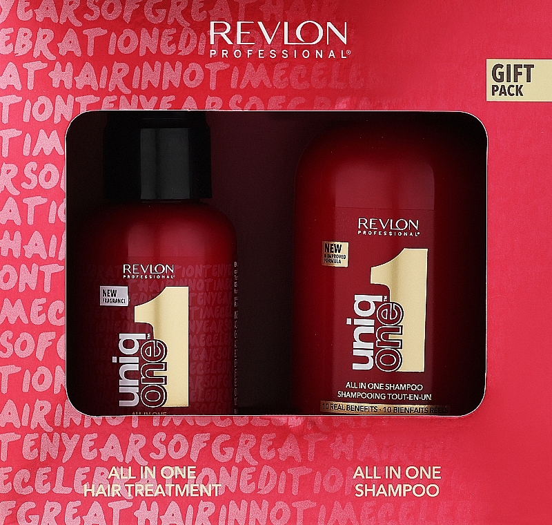 Set - Revlon Professional Uniq One All In One (sham/100ml + mask/50ml) — photo N1