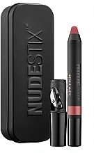 2-in-1 Lip & Blush Lipstick Pen - Nudestix Intense Matte Lip + Cheek Pencil — photo N1