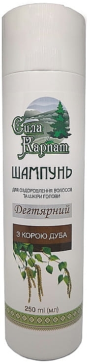 Tar Shampoo with Oak Bark 'Carpathian Power' - LekoPro — photo N2