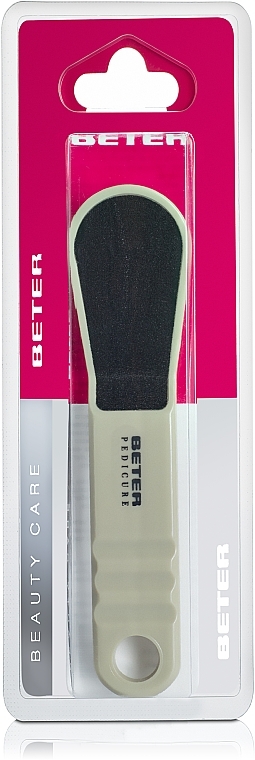 Foot File, ergonomic, ceramic, beige - Beter Beauty Care — photo N2