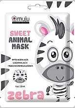 Fragrances, Perfumes, Cosmetics Zebra Facial Sheet Mask - Muju Sweet Animal Mask Zebra