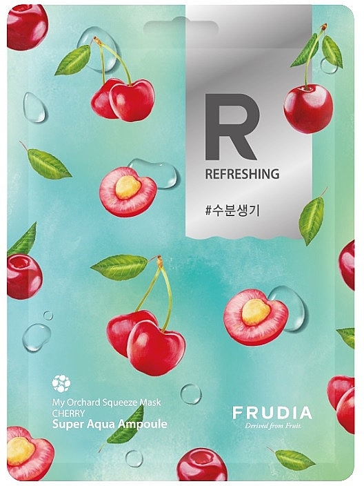 Smoothing Sheet Mask with Cherry - Frudia My Orchard Squeeze Mask Cherry — photo N1