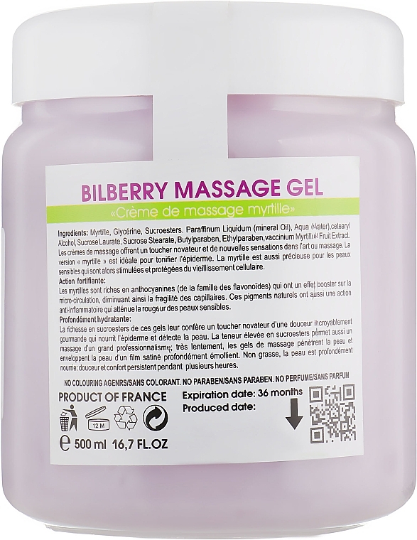 Blueberry Massage Cream Oil - Biotonale Bilberry Massage Gel — photo N6