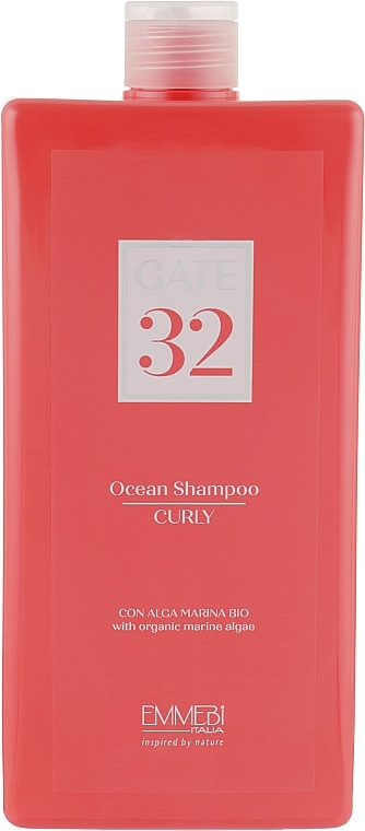 Shampoo for Curly Hair - Emmebi Italia Gate 32 Wash Ocean Shampoo Curly — photo N3