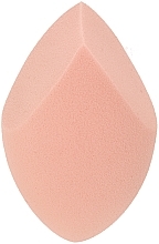 Velour Makeup Sponge with Double-Sided Cut, pink - Color Care Beauty Sponge — photo N1