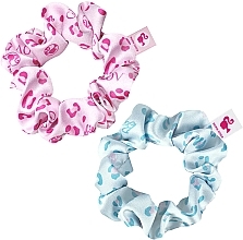 Fragrances, Perfumes, Cosmetics Barbie Hair Tie Set, 2 pcs - Glov Scrunchies Barbie Set Pink & Blue Panther