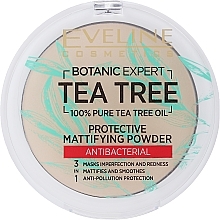 Fragrances, Perfumes, Cosmetics Mattifying Antibacterial Face Powder - Evelive Cosmetics Botanic Expert Tea Tree Protective Mattifying Antibacterial Powder