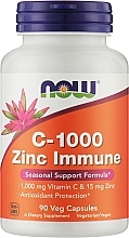 Fragrances, Perfumes, Cosmetics Vitamin C & Zinc Dietary Supplement  - Now Foods C-1000 Zinc Immune