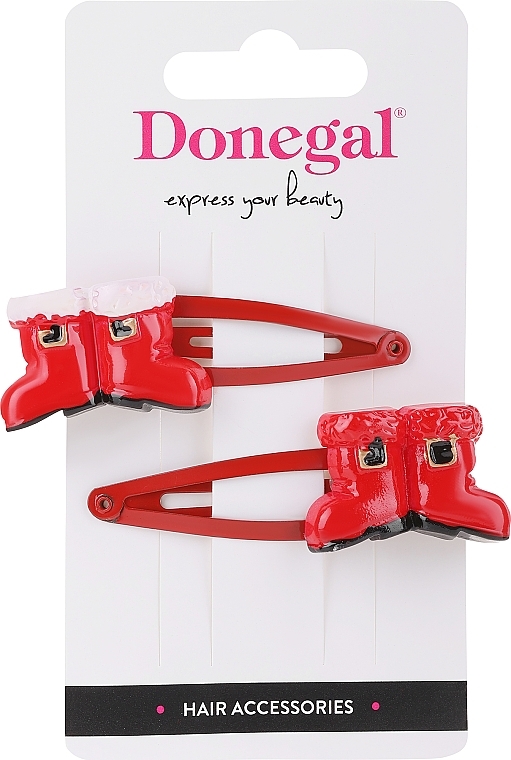 Hairpins FA-5738+1, red boots - Donegal — photo N1