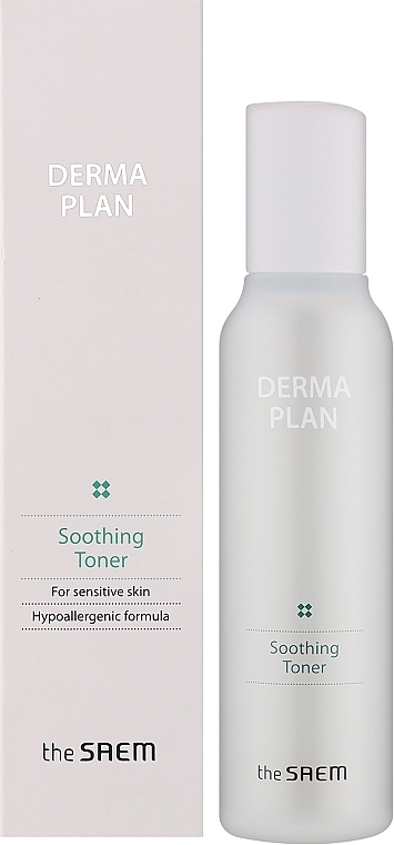 Toner for Sensitive & Dry Skin - The Saem Derma Plan Soothing Toner — photo N2