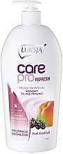 Fragrances, Perfumes, Cosmetics Shower Cream-Gel - Luksja Care Pro Refresh Fruit Cocktail Creamy Shower Gel