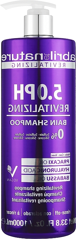 Revitalizing Shampoo - Abril et Nature 5.0 PH Revitalizing Bain Shampoo — photo N2