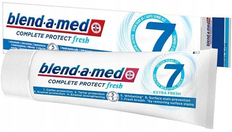 Toothpaste - Blend-a-med Complete Protect 7 Extra Fresh — photo N1