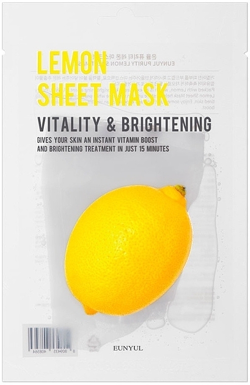 Lemon Sheet Mask - Eunyul Purity Lemon Sheet Mask — photo N8