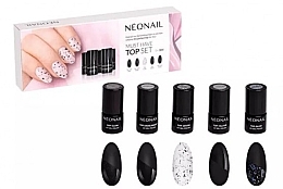 Set - NeoNail Professional Zestaw Must Have Top Set (nail/top/5*3ml) — photo N2