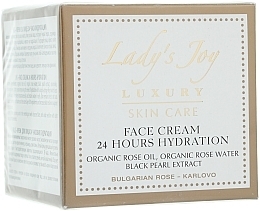 Face Cream "24 Hours" - Bulgarian Rose Lady’s Joy Luxury Face Cream 24 Hours Hydration — photo N1