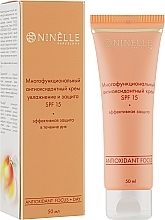 Fragrances, Perfumes, Cosmetics Multifunctional Day Face Cream 'Hydration & Protection', SPF15 - Ninelle Barcelona Antioxidant Focus