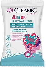 Wet Toilet Paper with Aloe & Panthenol - Cleanic Junior — photo N1