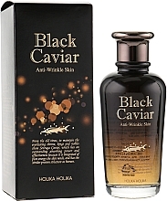 Fragrances, Perfumes, Cosmetics Black Caviar Extract Face Toner - Holika Holika Black Caviar Anti-Wrinkle Skin