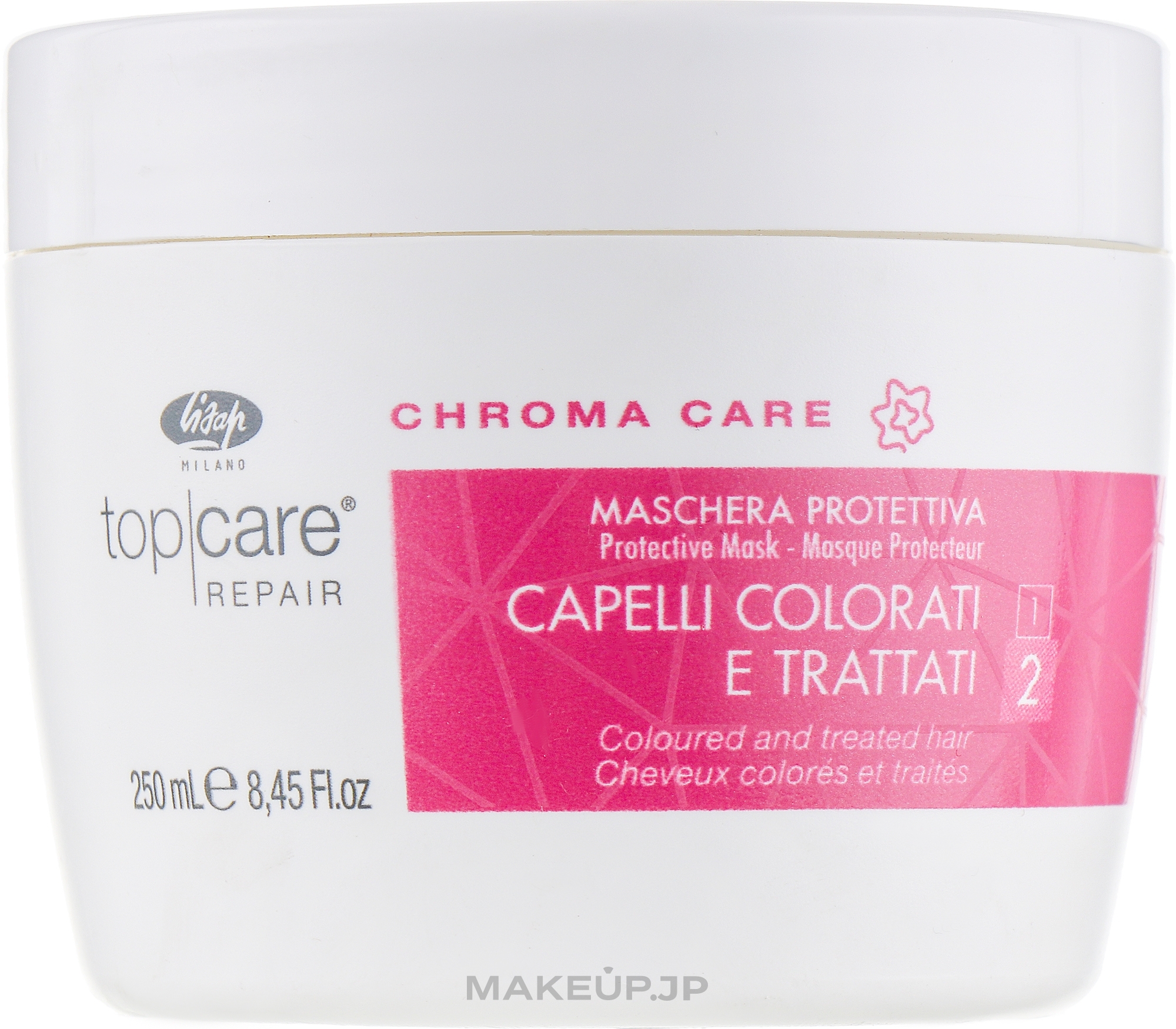 Color Protection Hair Mask - Lisap Top Care Repair Chroma Care Protective Mask — photo 250 ml