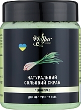 Natural Salt Face & Body Scrub "Lemongrass" - Mayur — photo N2