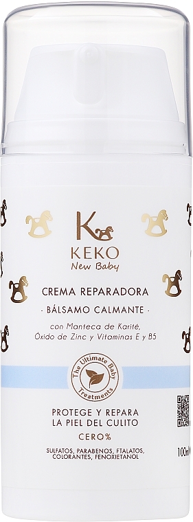 Soothing & Moisturising Body Cream Balm - Keko New Baby — photo N2